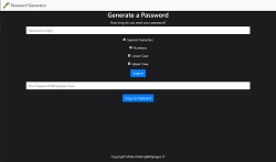 Password Generator Screenshot